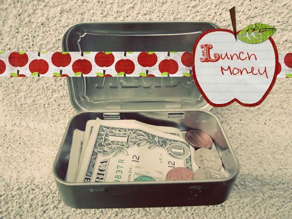 lunch money craft back to school craft ideas