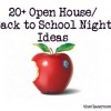 Open House and Parents’ Night Ideas