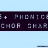 Phonics Anchor Chart Ideas