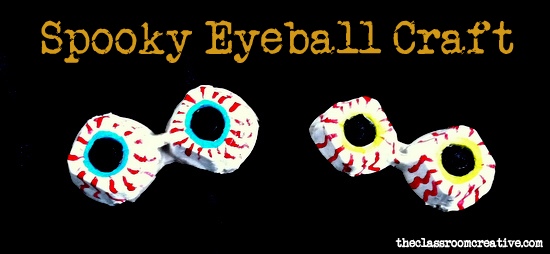 Halloween Eyeball Craft Ideas - Keeping Life Sane