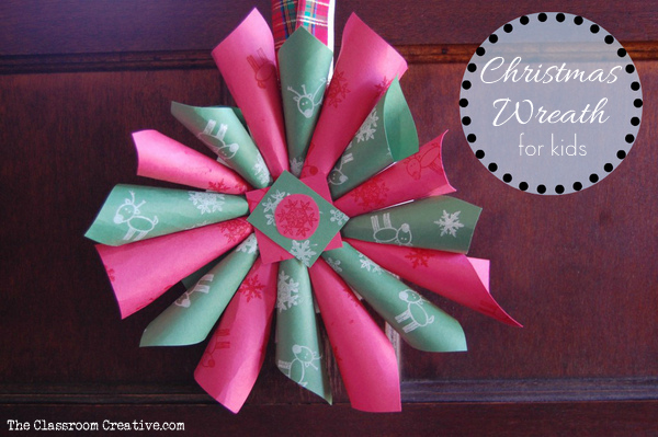Christmas Wreath Craft Idea for Kids