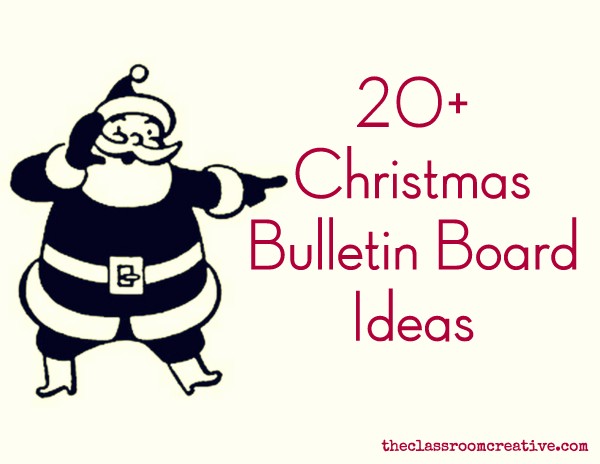 Bulletin Board Decor Christmas Classroom Posters