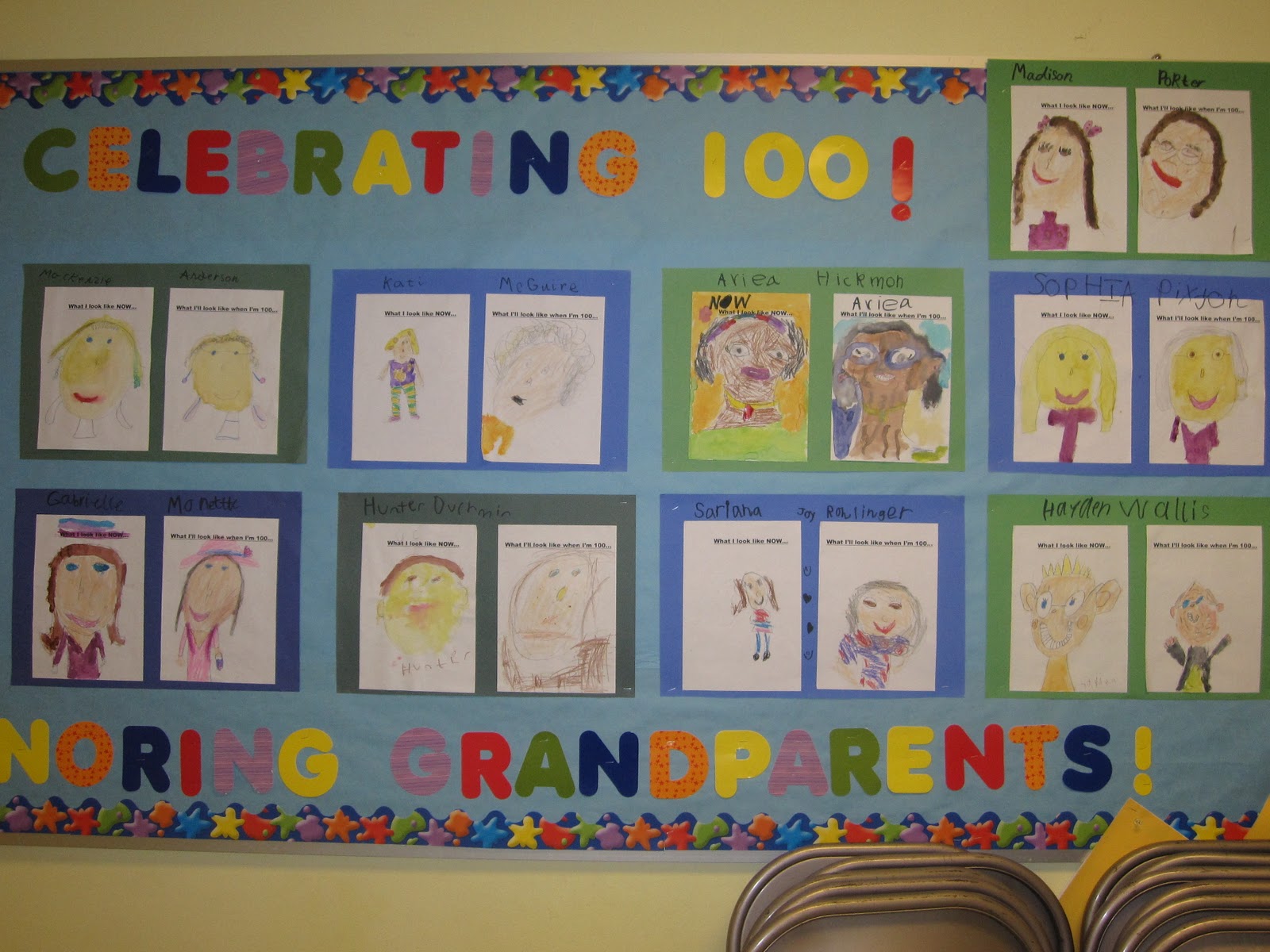 100 day poster board projects