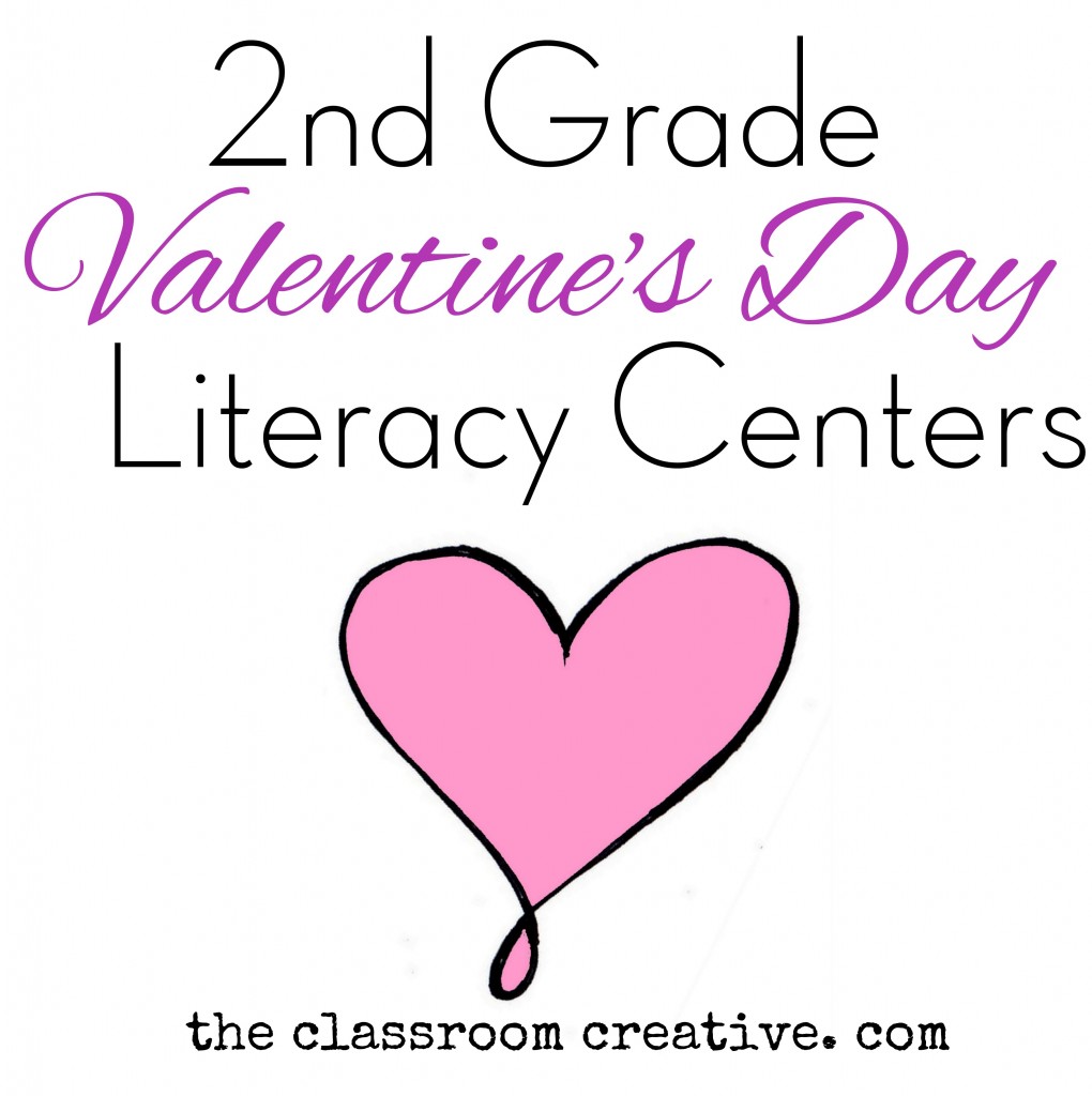 2nd grade valentine's day literacy center ideas