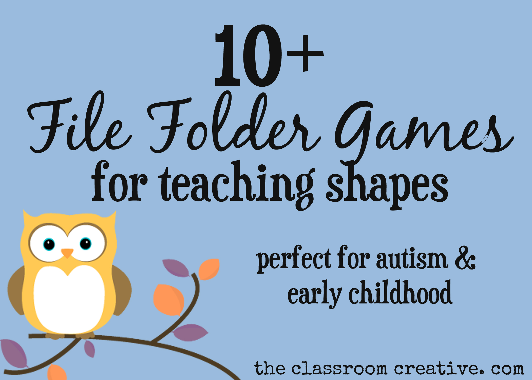 File Folder Games for Teaching Shapes