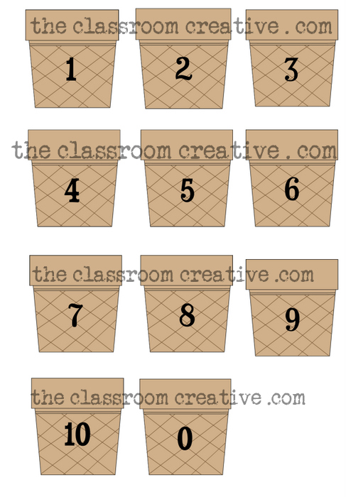 Ice Cream Supreme! Number set & wor math Centers File Folder Games