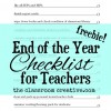 free printable end of the year checklist