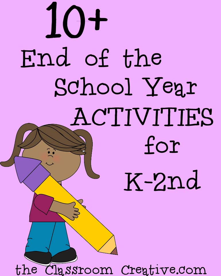 End Of School Year Crafts For Kindergarten