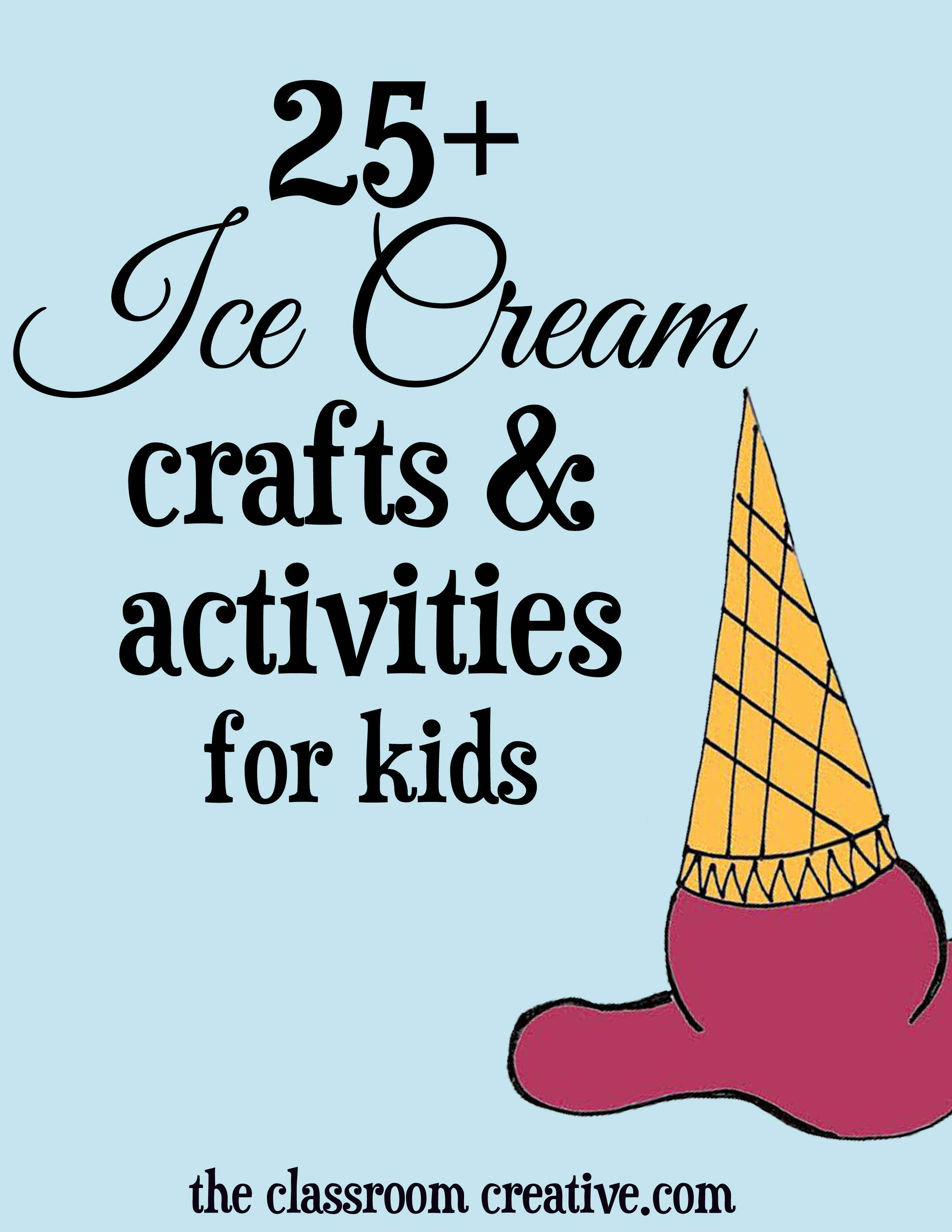 Ice Cream Craft And Activity Ideas