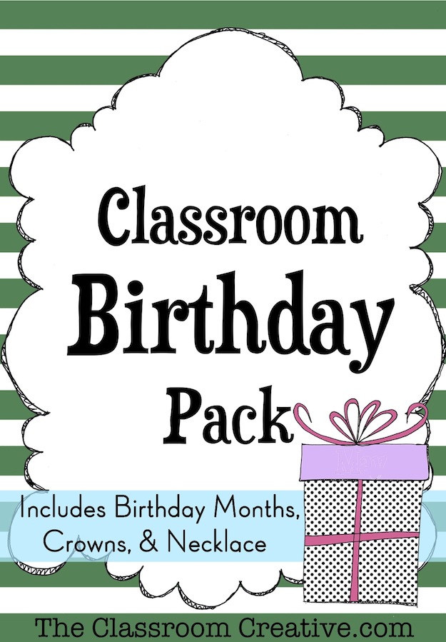 Free Classroom Birthday Book - Classroom Freebies