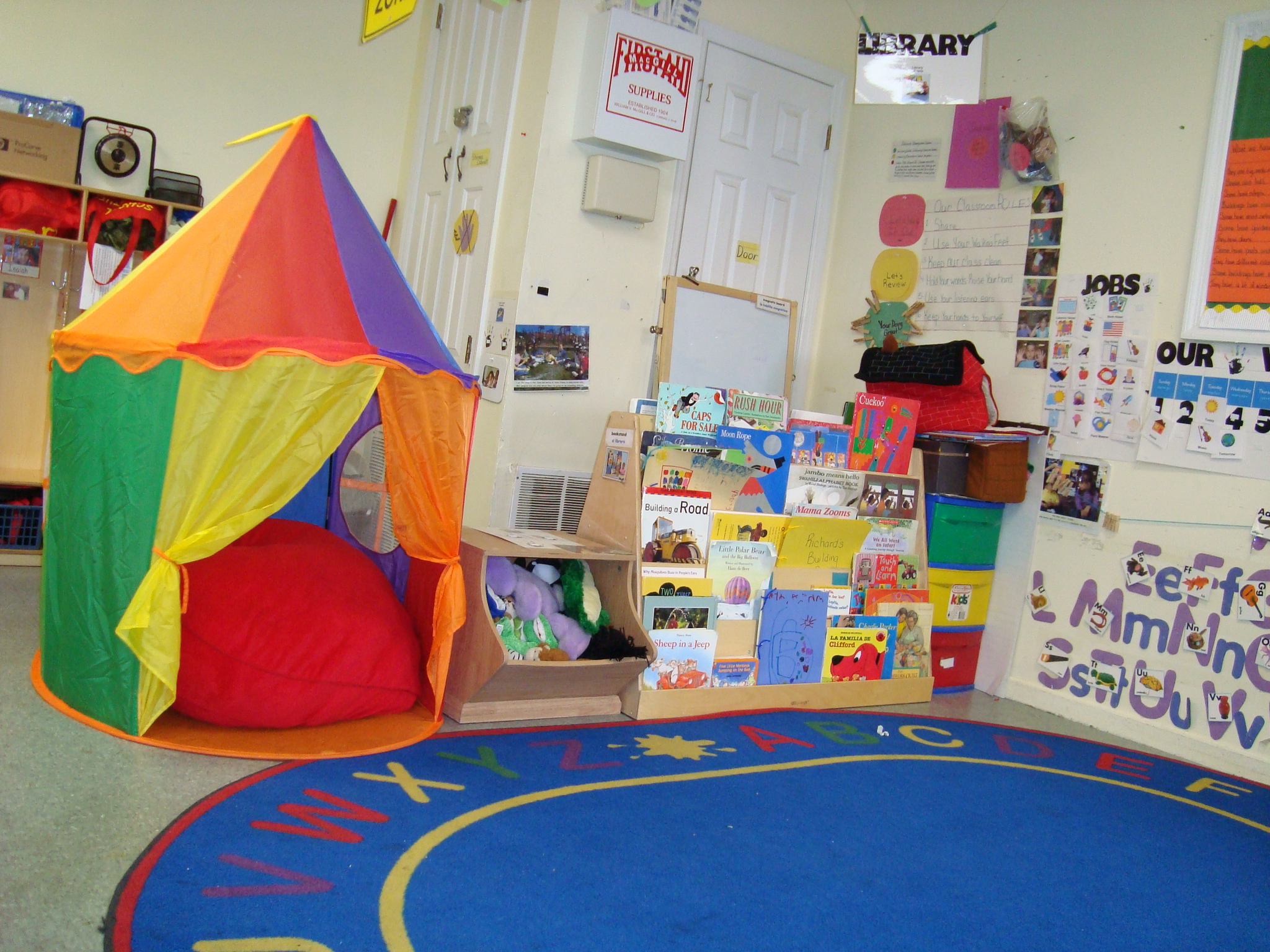 classroom reading nook