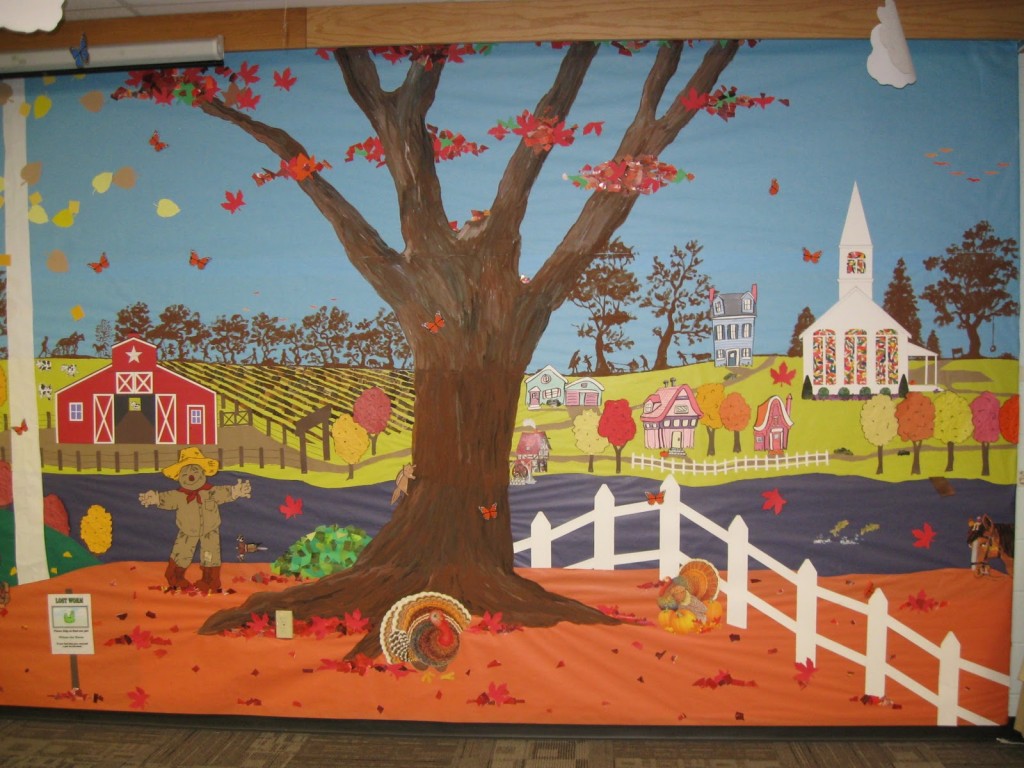 autumn bulletin board