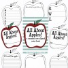 Apple Unit Writing Activities Mini-Book