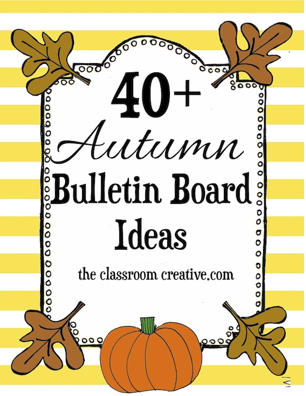 autumn bulletin boards for quotes