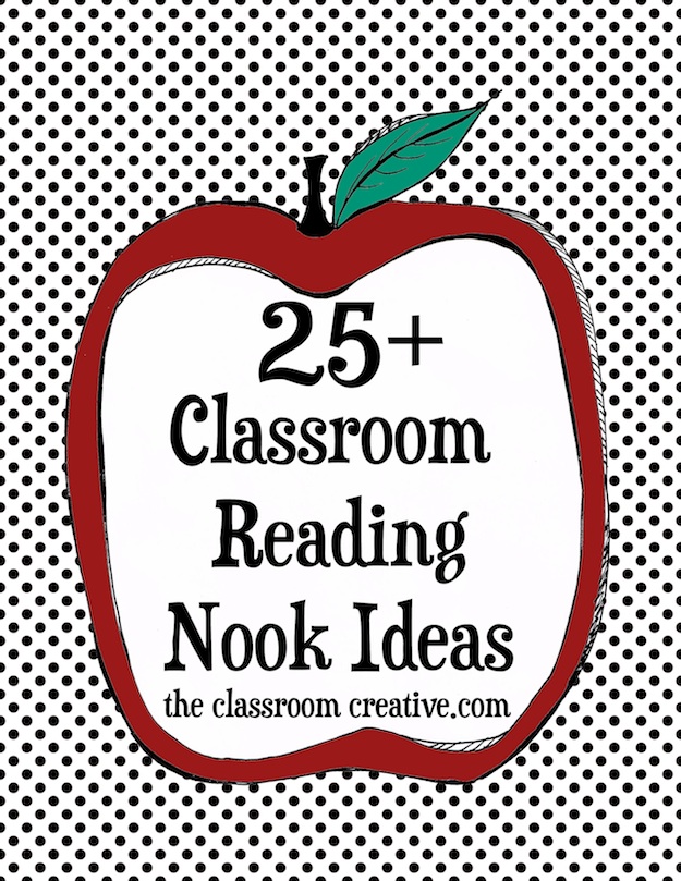 classroom reading nooks, classroom library ideas