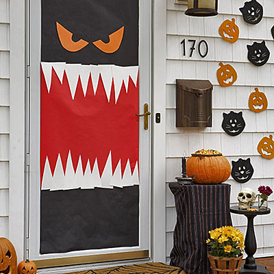 haunted house classroom door