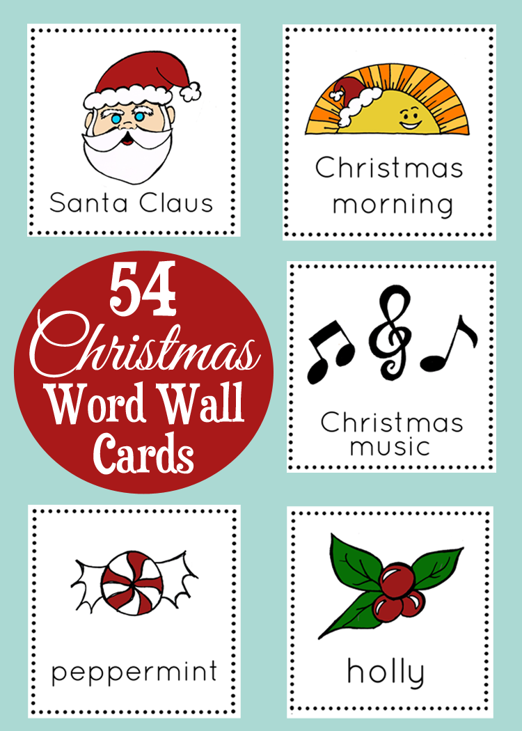 Christmas Vocabulary Word Wall