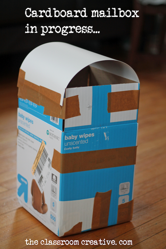 Cardboard Mailbox Craft for Valentine s Day