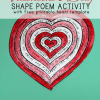 Poetry Activity for Valentine’s Day with Free Printable Shape Poem Template