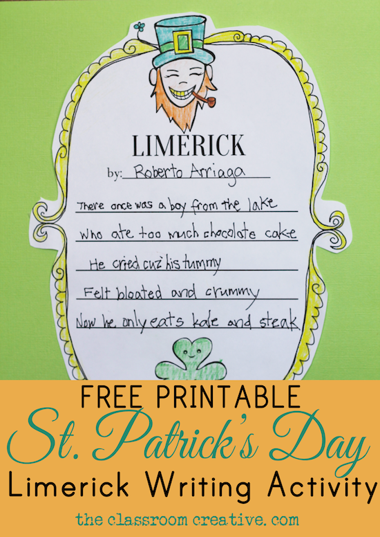 Limericks for Kids to Share in the Classroom