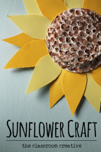 Upcycled Sunflower Craft