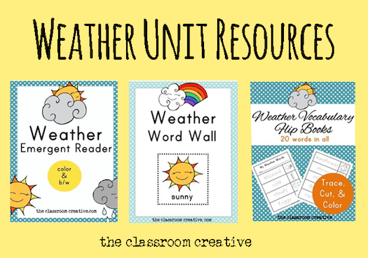 1st grade weather units