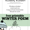Free Winter Poem for Kids