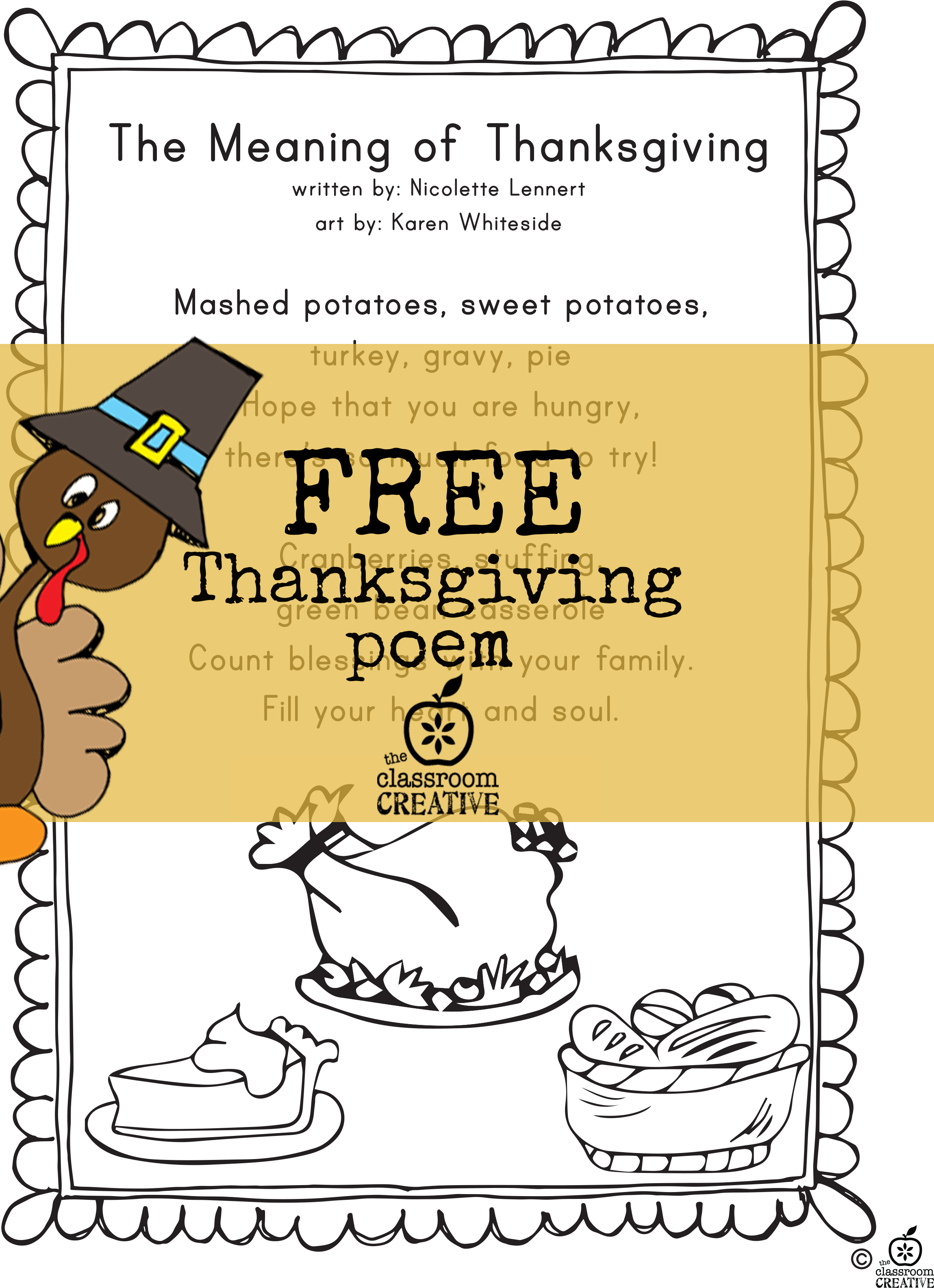 Free Printable Thanksgiving Poem For Kids
