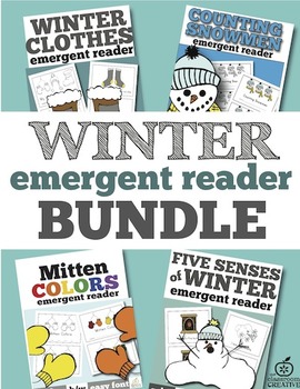 winter emergent reader bundle