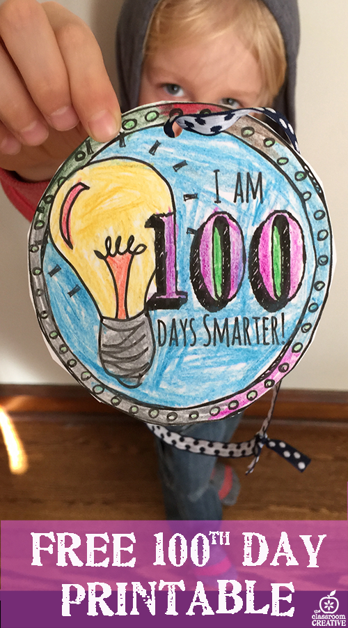 100 Days Smarter Free Printable