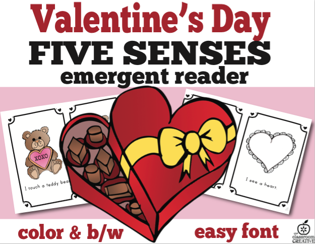 valentine's day emergent reader