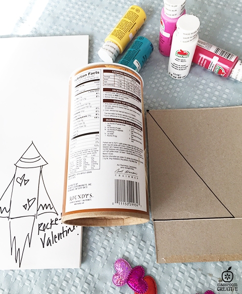 DIY Rocket Ship Valentine Kit