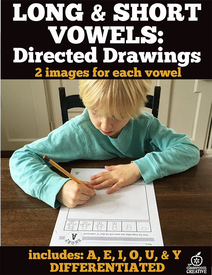 long and short vowels direct drawing