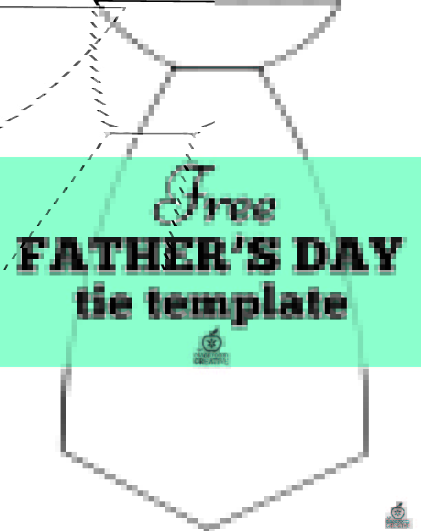 free father s day craft tie template