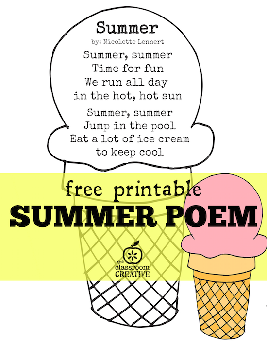 imagery poems about summer