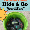 Summer Learning Game: Hide and Go “Word Sort”!