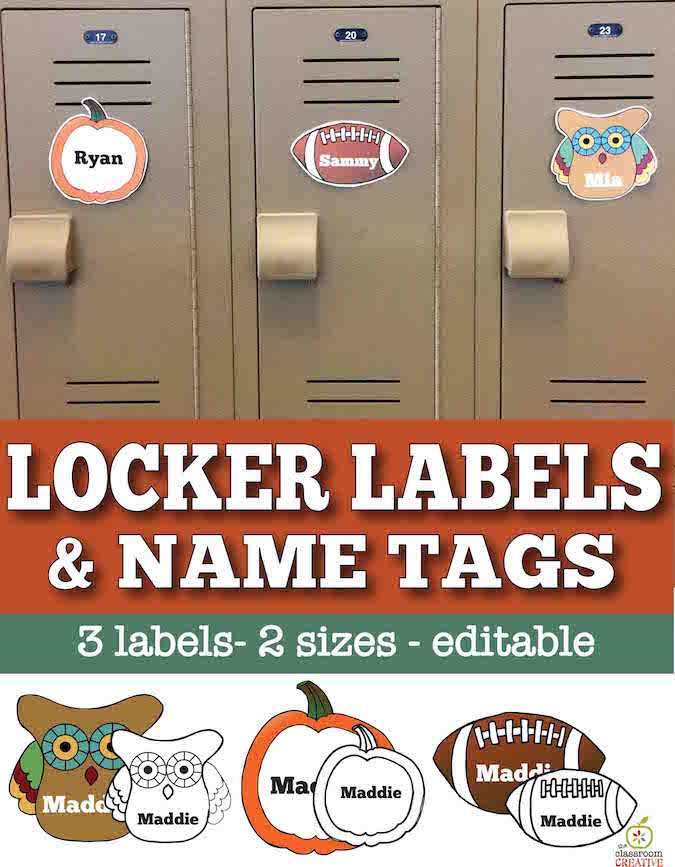 locker labels