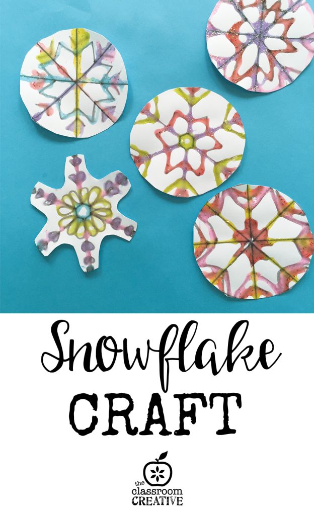 snowflake craft elmers glue