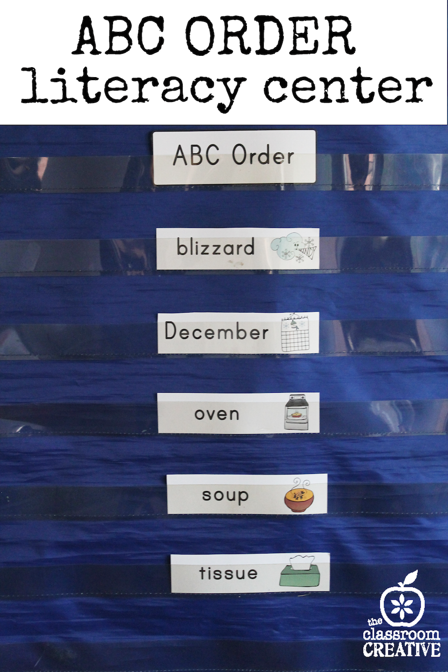 ABC order literacy center theclassroomcreative