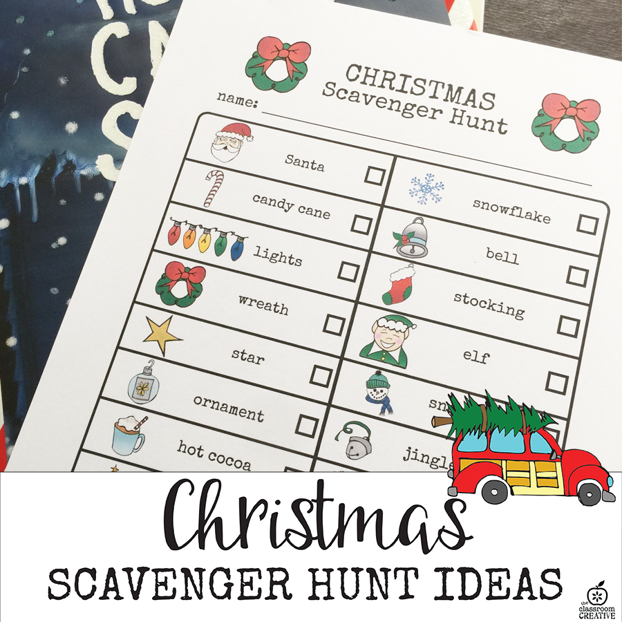 Christmas scavenger hunt ideas 2