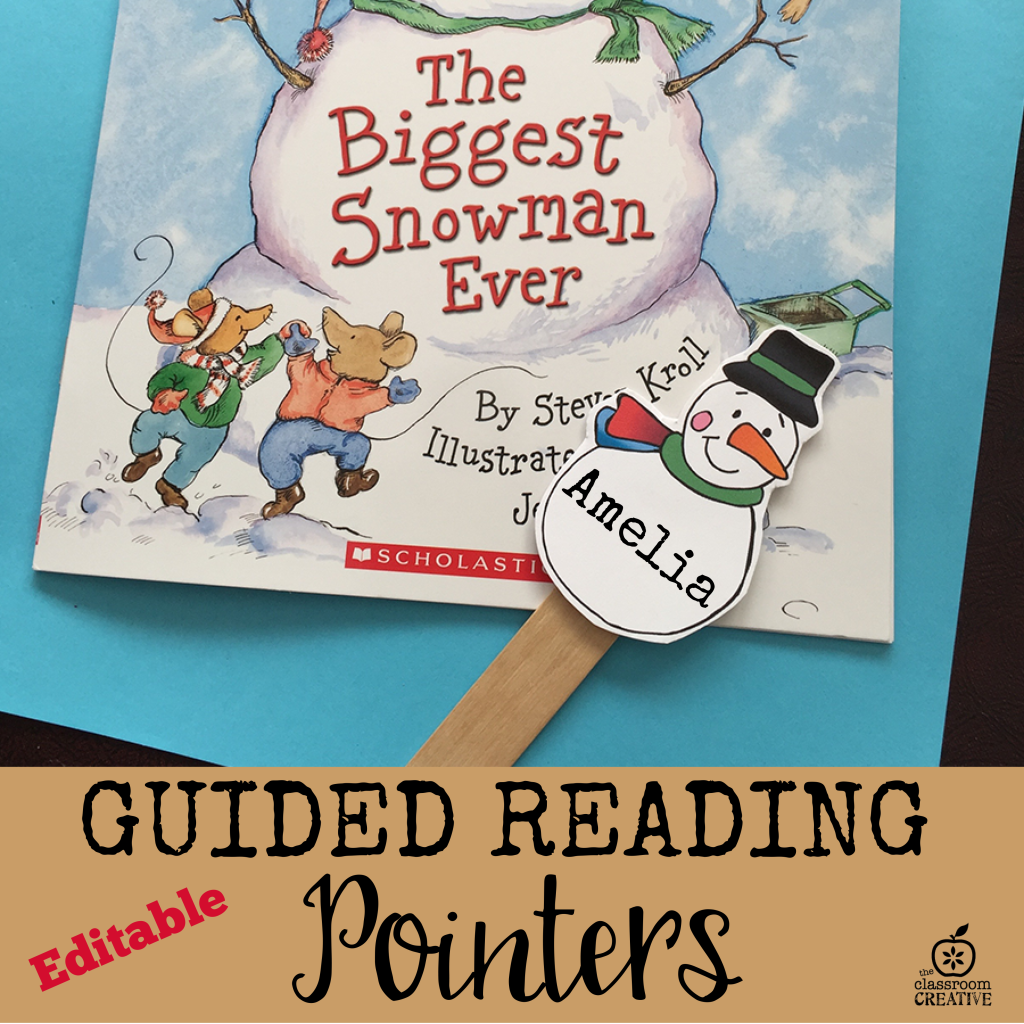 editable guided reading pointers