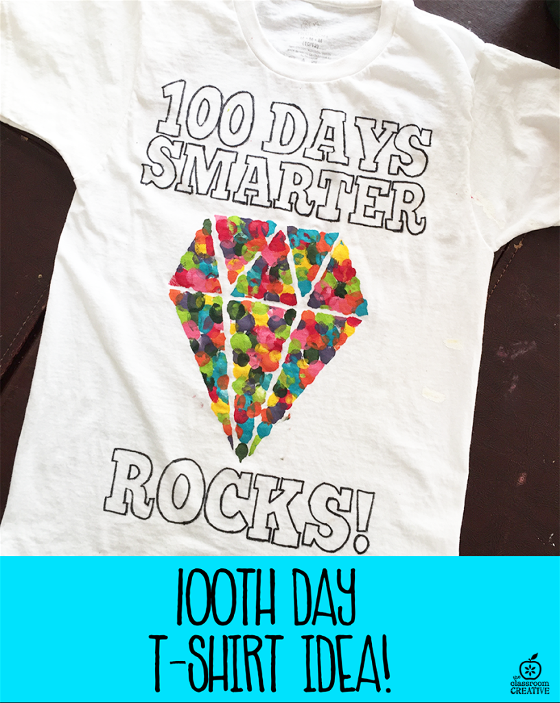 100th day t-shirt idea