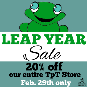 Flash Leap Year Sale- Starts Now!