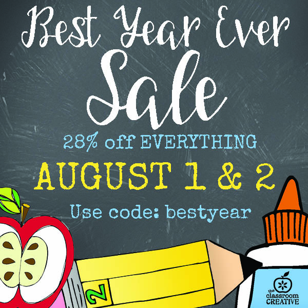 best year ever TpT sale ad theclassroomcreative