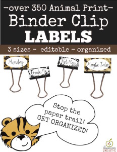 binder clip labels freebie labels