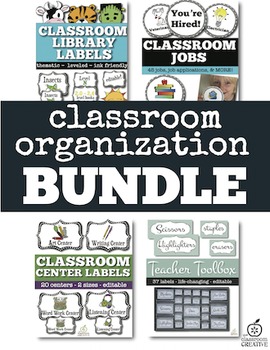 classroom organization bundle