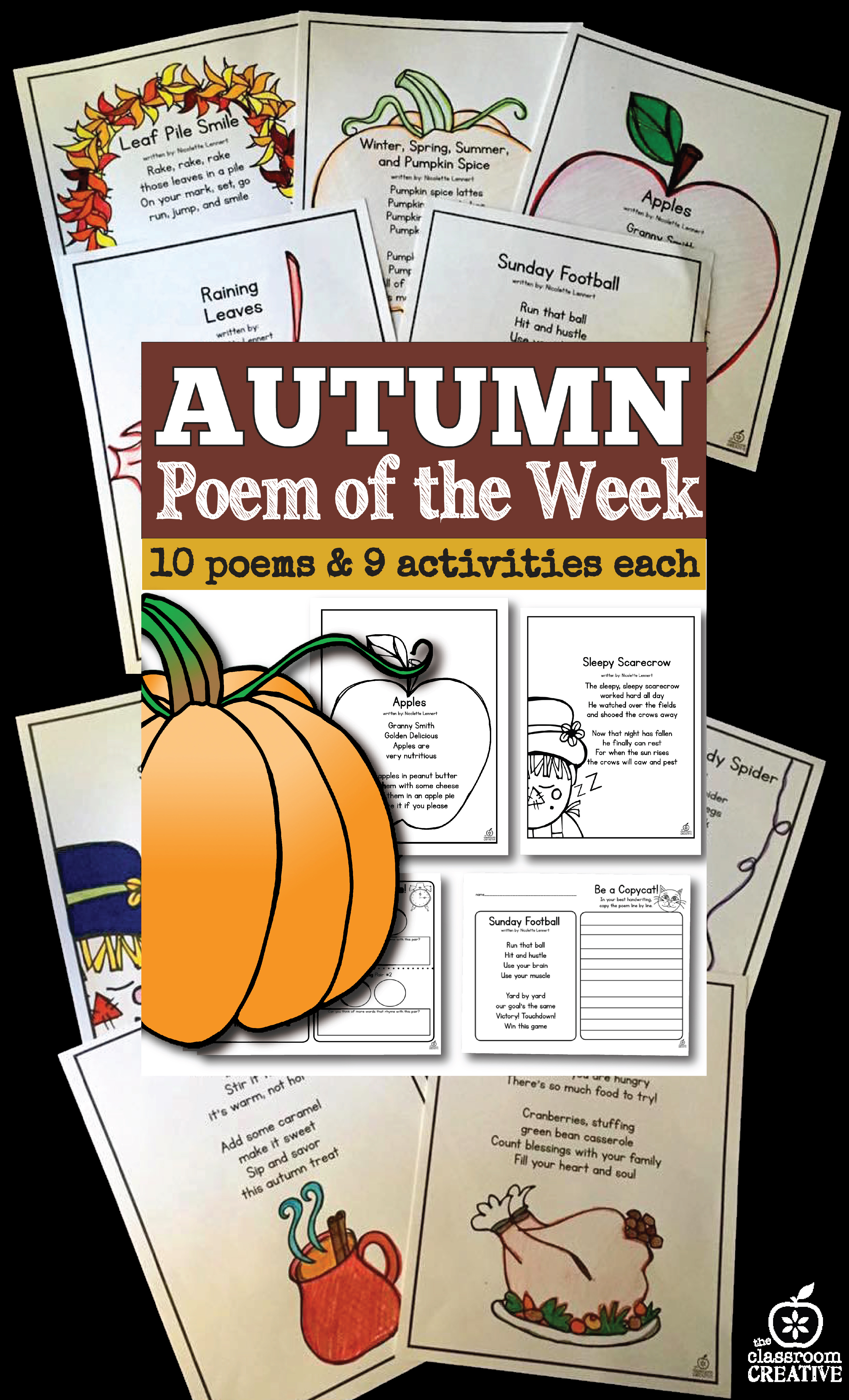 Fall Poem of the Week Unit and Freebie (Test Drive a Week Unit)