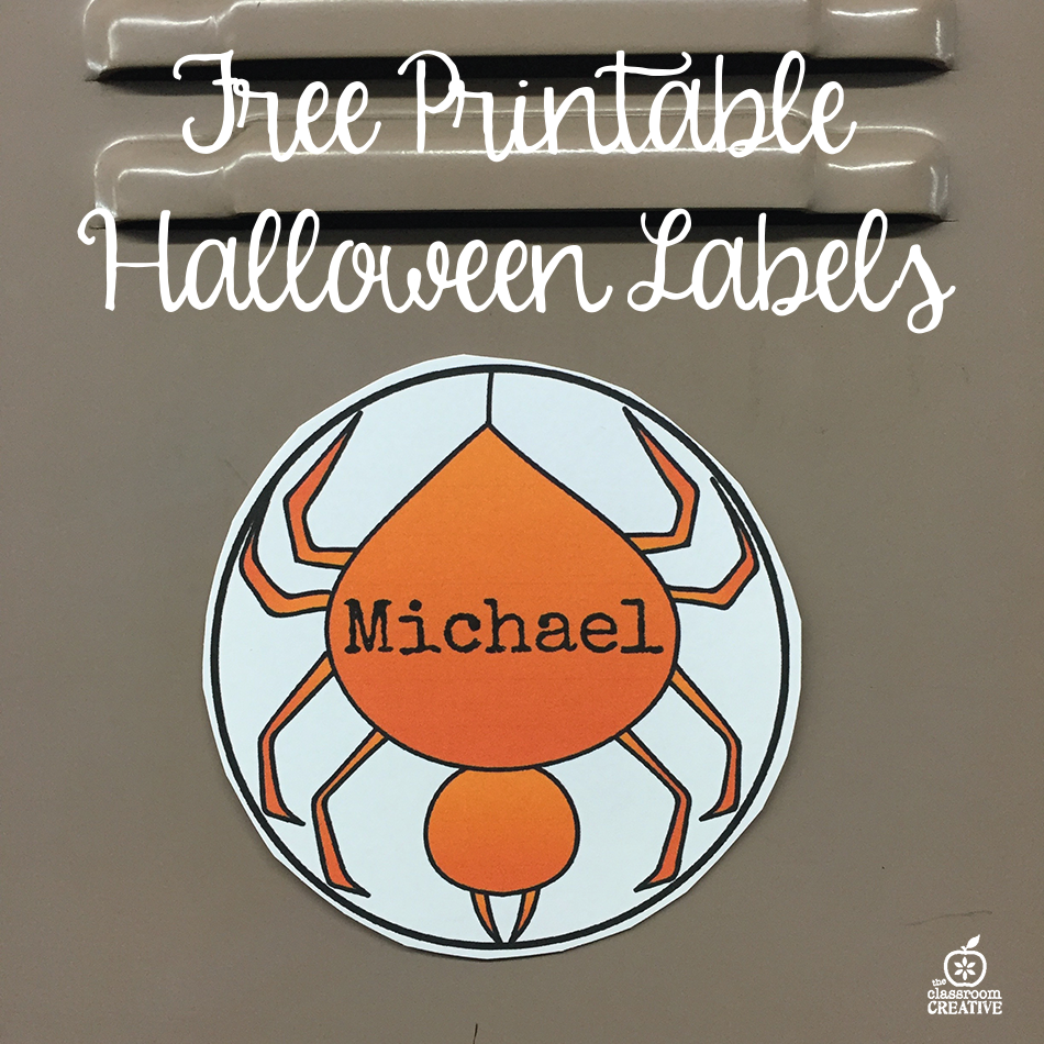 free printable halloween labels