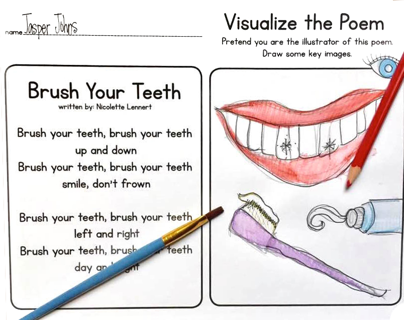 literacy-strategy-visualization-literacy-center-for-first-grade-and-second-grade