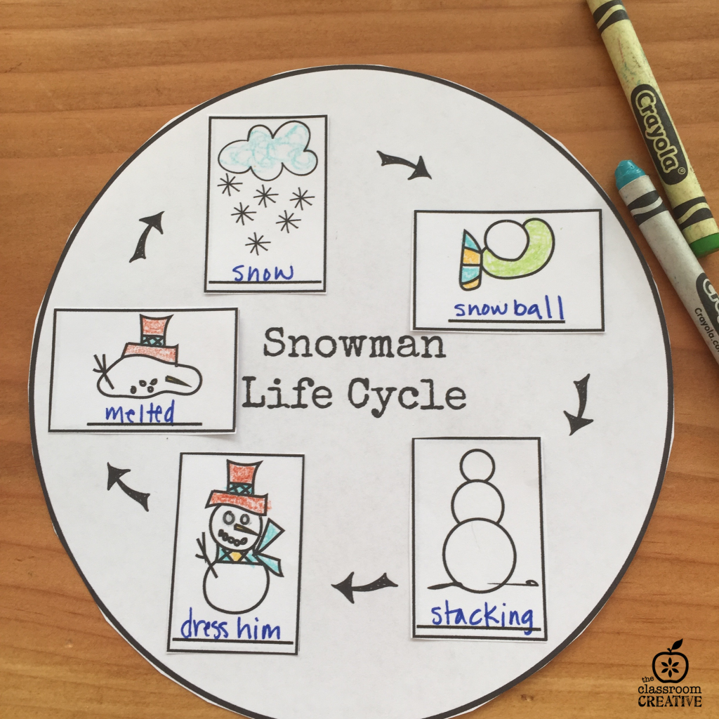 snowman activity, snowman unit, snowman life cycle